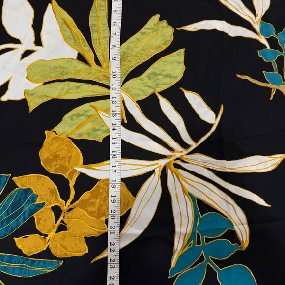 Chicos Ponsa Palms Poncho Black Floral Tropical Top Womens Size L/XL NEW - Picture 6 of 7